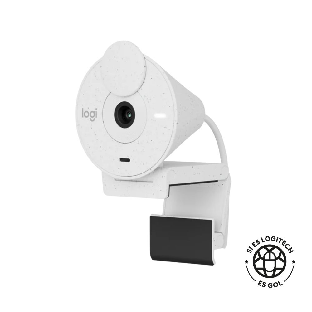 13.jpg Cámara Web Full HD Logitech Brio 300 - Blanco - Imagen 1