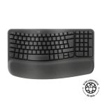 Teclado Ergonómico Logitech Wave Keys - Negro