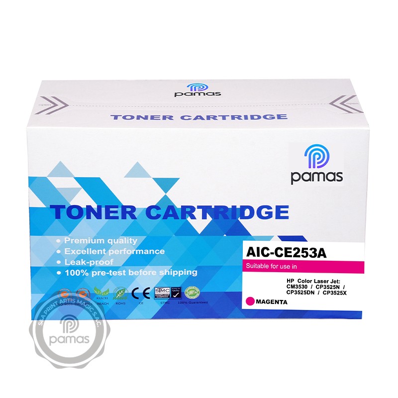 433-TONER-PAMAS-CE253A.jpg Toner PAMAS Compatible HP504A (CE253A) - Magenta - Imagen 1