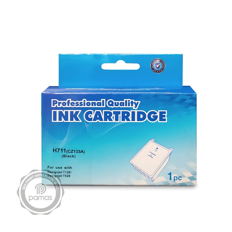 788-TINTA-PAMAS-H711-BLACK.jpg Tinta PAMAS Compatible HP711 - Black - Imagen 1
