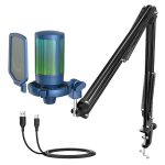 Micrófono Fifine Ampligame A6T RGB incluye Brazo – Blue - Imagen 2