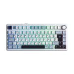 TECLADO AULA F75 RGB INALAMBRICO MECANICO SW-GREEN RGB BLANCONEGRO