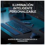 Teclado Logitech Mx keys S inalambrico iluminado bluetooth - Imagen 4