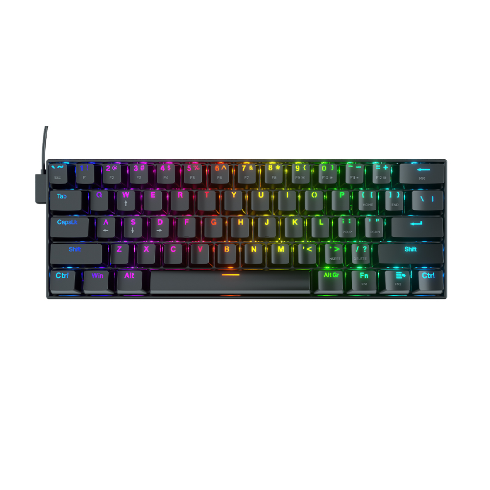 dragonborn-black-1.jpg Teclado Mecánico Gamer Redragon Dragonborn K630 - Negro - Imagen 1