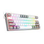 Teclado Gamer Redragon Fizz Pro Inalámbrico  K616 | White / Gray - Imagen 2
