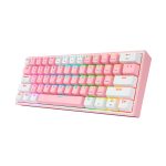 Teclado Gamer Redragon Fizz Pro Inalámbrico  K616 | Pink / White - Imagen 2