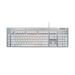 Teclado Mecánico Gamer Logitech G815 RGB Lightsync - Blanco