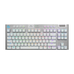 Teclado Gamer Mecánico Inalámbrico Logitech G915 TKL RGB | Blanco