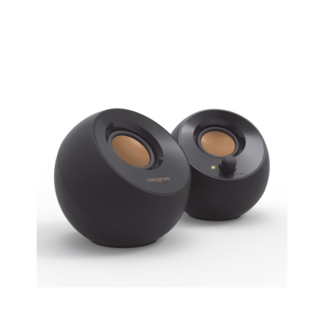 pebble-black-1.jpg Parlante Creative Pebble 2.0 USB Black - Imagen 1