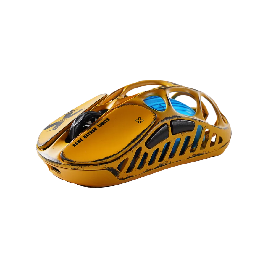 untj5lpmcrdnenr5gqfg1.png Mouse GravaStar MERCURY XPRO Inalámbrico 8K Dongle BATTLE WORN YELLOW - Imagen 1