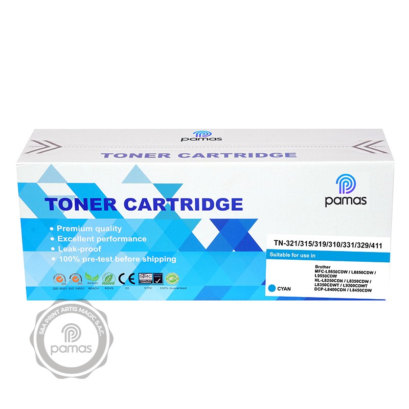 405-TONER-PAMAS-TN-321-CYAN.jpg Toner PAMAS Compatible Brother TN-321 CYAN - Imagen 1