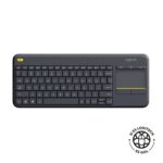 Teclado Logitech K400 Plus Wireless Touch Sp Black