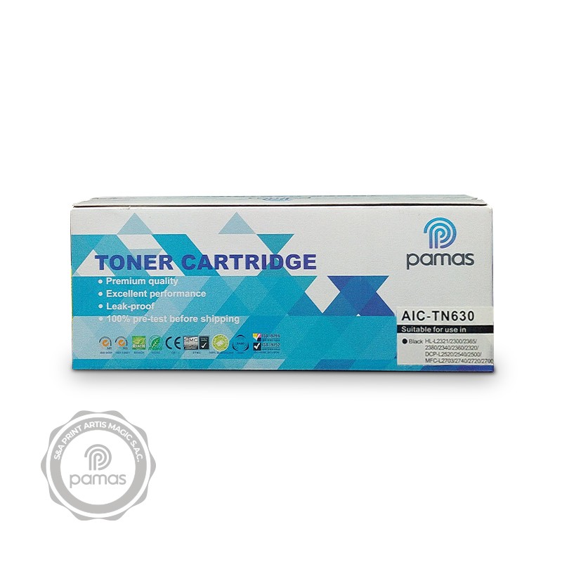 743-TONER-COMPATIBLE-BROTHER-TN-630.jpg Toner PAMAS Compatible Brother TN-2340 / TN-630 - Imagen 1