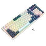 Teclado Gamer Redragon Eisa pro K686-Rgb- Wireless  White/Blue - Imagen 3