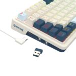 Teclado Gamer Redragon Eisa pro K686-Rgb- Wireless  White/Blue - Imagen 4