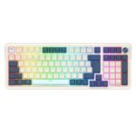 Teclado Gamer Redragon Eisa pro K686-Rgb- Wireless  White/Blue
