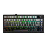 TECLADO AULA F75 MAX MECANICO RGB SWITCH GREEN-BLACK DEGRADADO