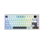 TECLADO AULA F75 MAX MECANICO RGB WHITE BLACK - Imagen 2
