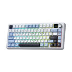 TECLADO AULA F75 MAX MECANICO RGB WHITE BLACK