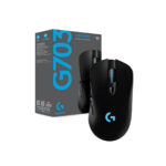 MOUSE LOGITECH G703 LIGHTSPEED WIRELESS/ 25.600DPI/ SENSOR HERO/ NEGRO