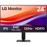 MONITOR LG 24U411A-B 120HZ/ 5MS/ IPS/ FHD/ VGA/ HDMI/ HDR10/ 23.8