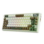 TECLADO GAMER ROYAL KLUDDE RK-L75 PALM GREEN-CREAMY - Imagen 6