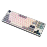 TECLADO MECANICO ROYAL KLUDGE RK-R87PRO ALAMBRICO (SW-CREAMY)-HALF GREY - Imagen 3