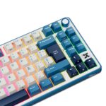 TECLADO ROYAL KLUDE RK-X87 CABLEADO PRUSSIAN BLUE - Imagen 5