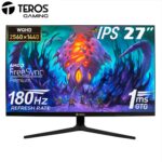 Monitor plano gaming TEROS TE-2769G, 27"QHD 180 Hz, 1ms, HDMI