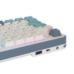 TECLADO ROYAL KLUDGE RK-S98 INALAMBRICO SP LIGHT CLOUD CHARTREUSE SWITCH - Imagen 5