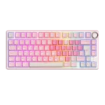 TECLADO ROYAL KLUDGE RK-R75 CABLEADO PINK MELODY - CREAMY SWITCH