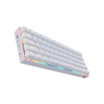 Teclado Mecánico Gamer Inalámbrico Draconic K530 RGB - White - Imagen 3