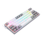 Teclado Gamer Redragon Fizz Pro Inalámbrico  K616 | White / Gray - Imagen 4
