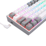Teclado Gamer Redragon Fizz Pro Inalámbrico  K616 | White / Gray - Imagen 7