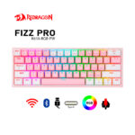 Teclado Gamer Redragon Fizz Pro Inalámbrico  K616 | Pink / White