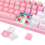 Teclado Gamer Redragon Fizz Pro Inalámbrico  K616 | Pink / White - Imagen 7