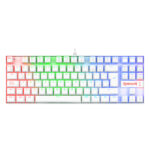 Teclado Mecánico Gamer Redragon Kumara K552 RGB Switch Red - BLANCO