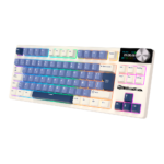 TECLADO MECANICO ROYAL KLUDGE RK-S85 INALAMBRICO 2.4 BT (SW-CLOUD)-HORIZON BLUE - Imagen 3