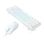 COMBO REDRAGON S143 TECLADO FIZZ SP + MOUSE M724 BLANCO - Imagen 3
